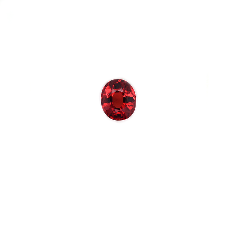 Malaya Garnet Oval Shape 7.5x6.4mm Single Piece 1.98Carat