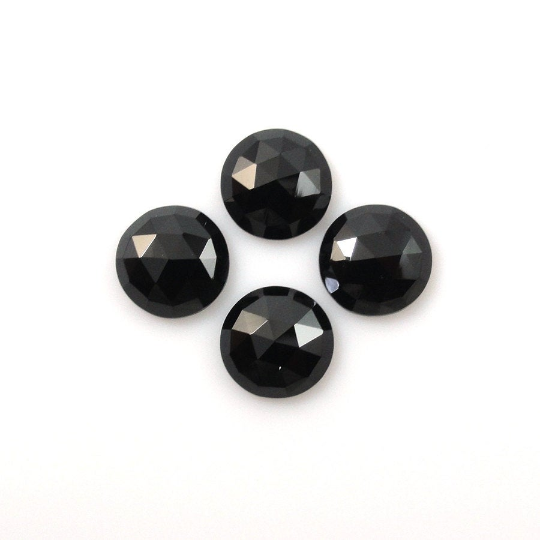 Black Spinel Round 8mm Approximately 9 Carat