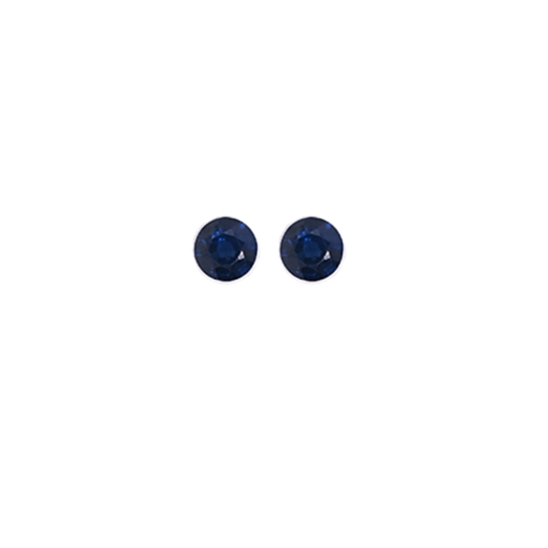 Blue Sapphire Round 3.9mm Approximately 0.60 Carat