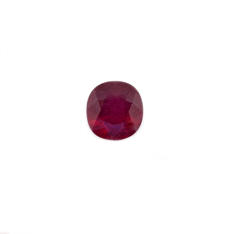Burmese Ruby Oval 6x5.3mm Single Piece 1.06 Carat