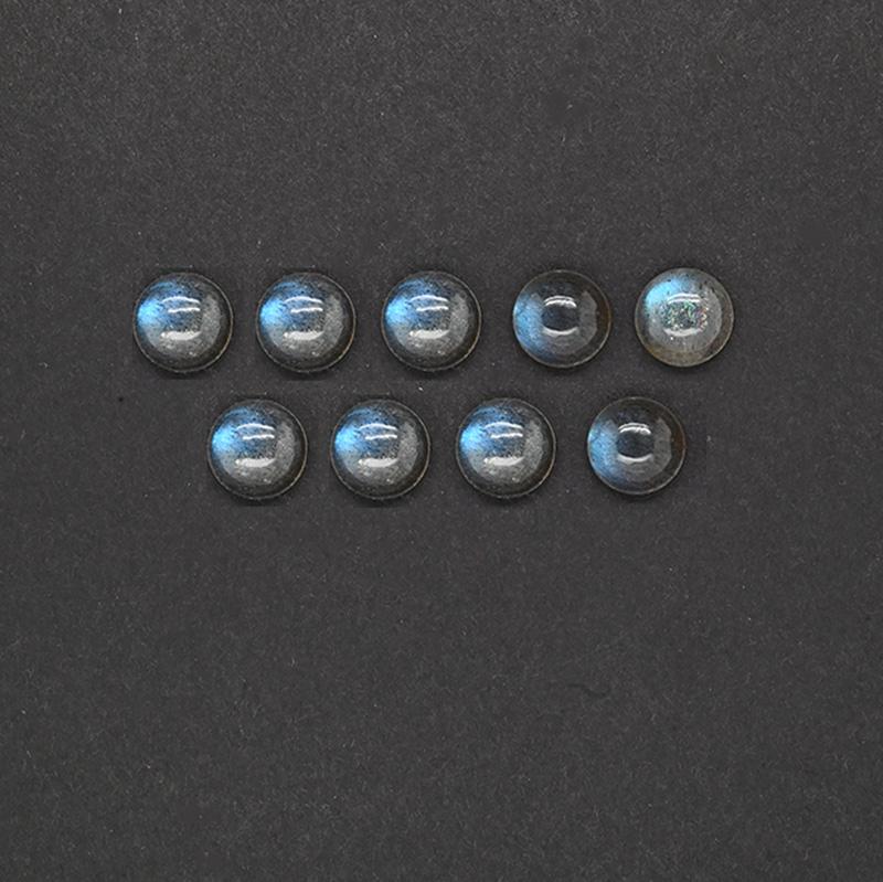 Labradorite Cab Round 7mm Approximately 11.65 Carat