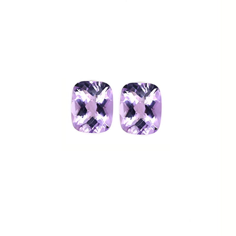 Lavender Amethyst Emerald Cushion 10X8mm Approximately 5.62 carat