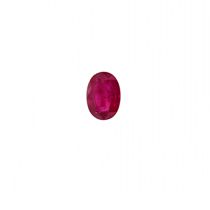 Ruby Oval 7.2X4.2mm Approximately 1.10 Carat