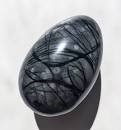 black opaque gem
